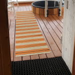 Sauna: überdachter Außenbereich